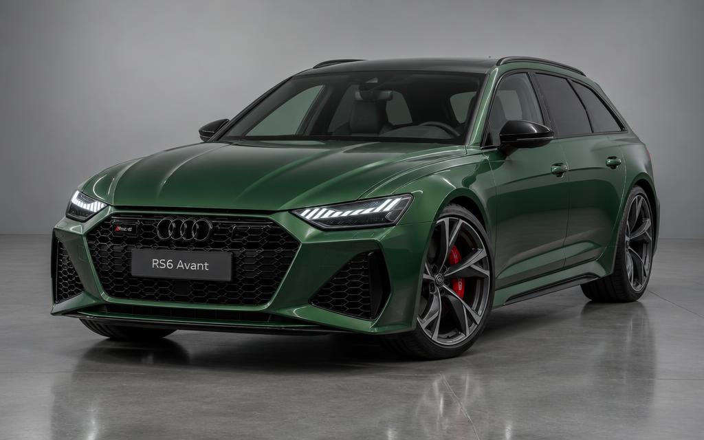 2021 Audi RS 6 Avant in Sonoma green